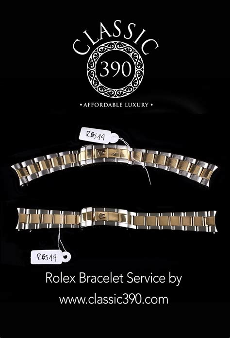 390 classic rolex bracelet repair|Bracelets before and after .